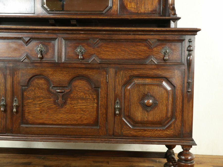 アンティーク ミラーバックサイドボード 59262