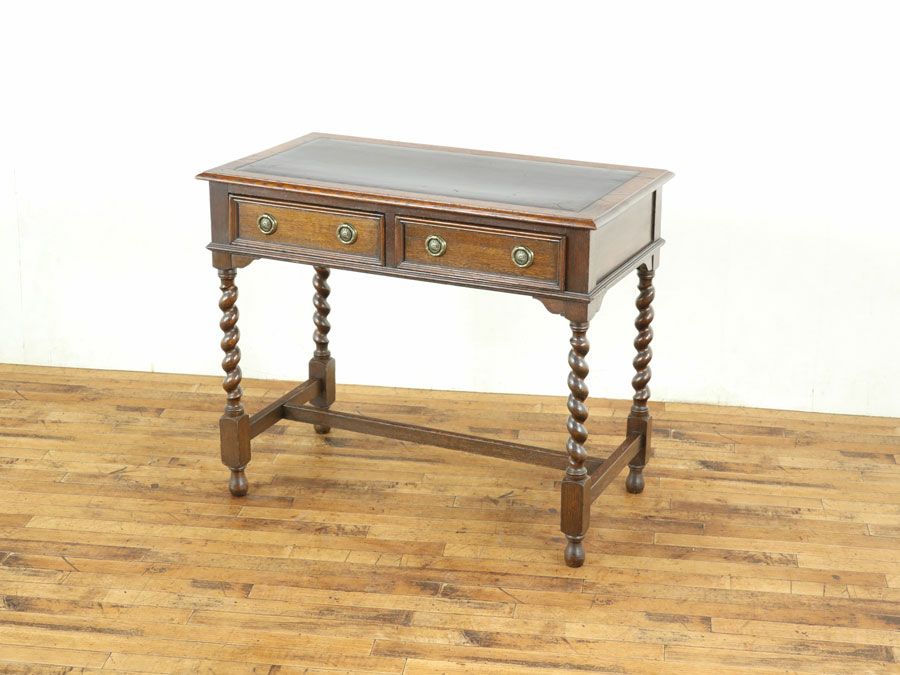 アンティーク家具 レザートップデスク 59269