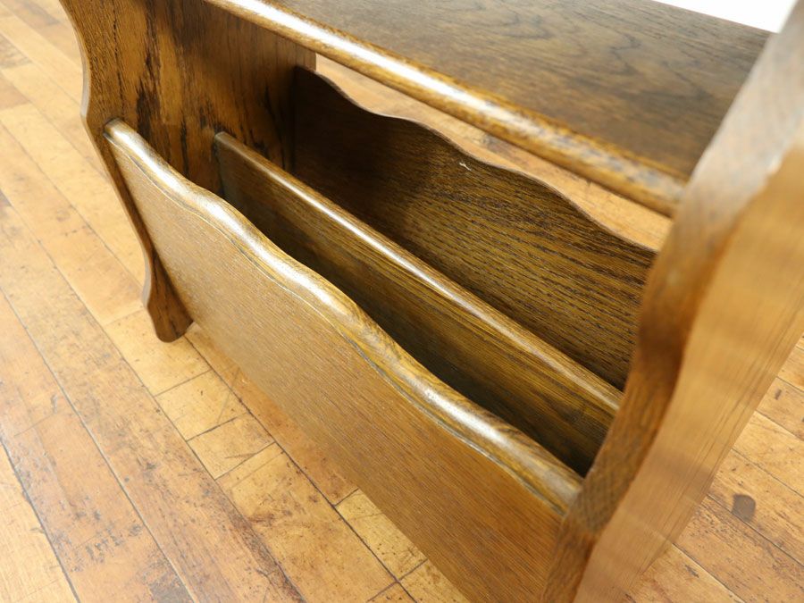 アンティーク家具 マガジンラック 65118a