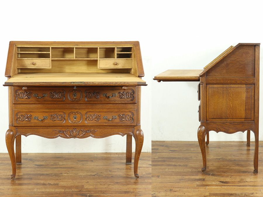 アンティーク家具 ビューロー 65072