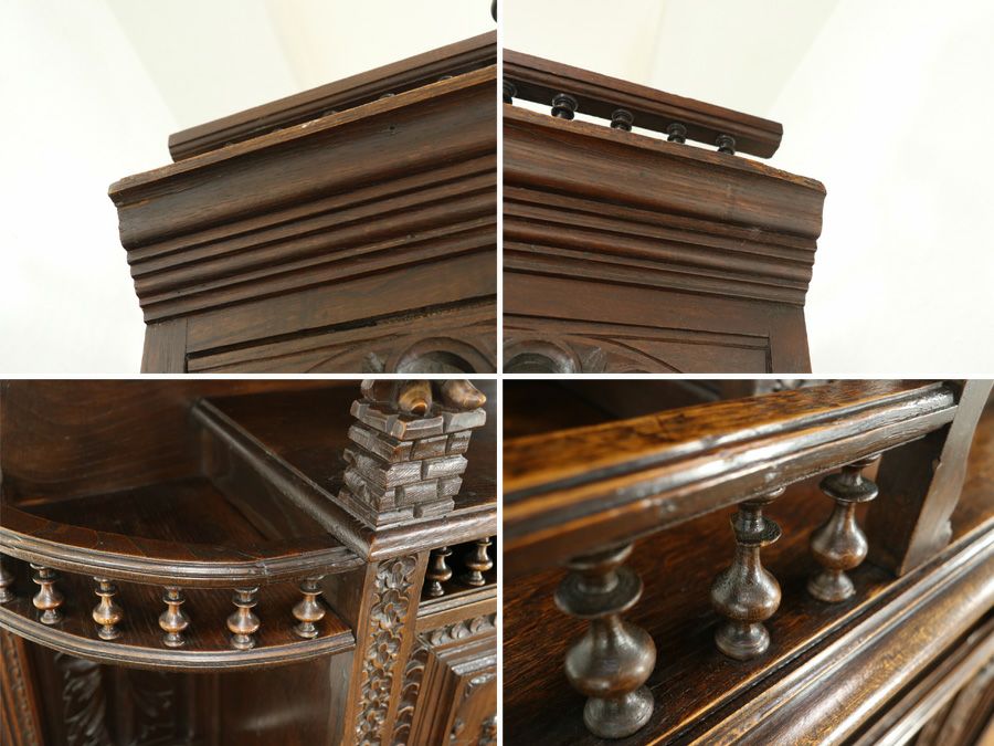 アンティーク家具 キャビネット 65065