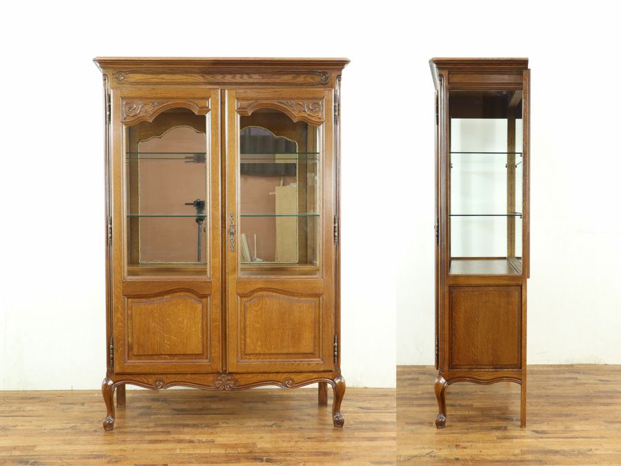 アンティーク家具 キャビネット 65085