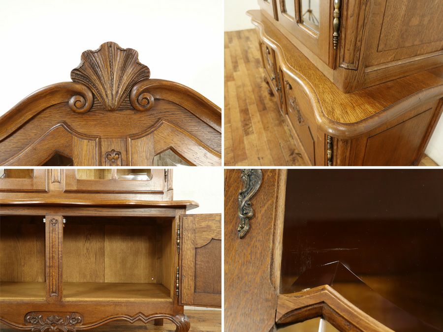 アンティーク家具 キャビネット 65091