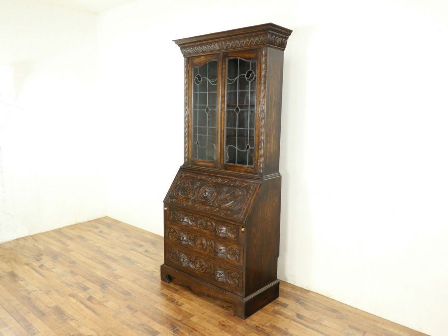 アンティーク家具 ブックビューロー 59323