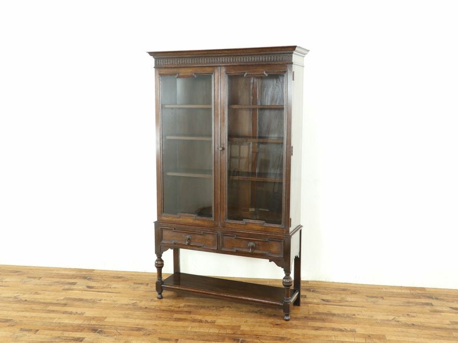 アンティーク家具 ブックケース 59374