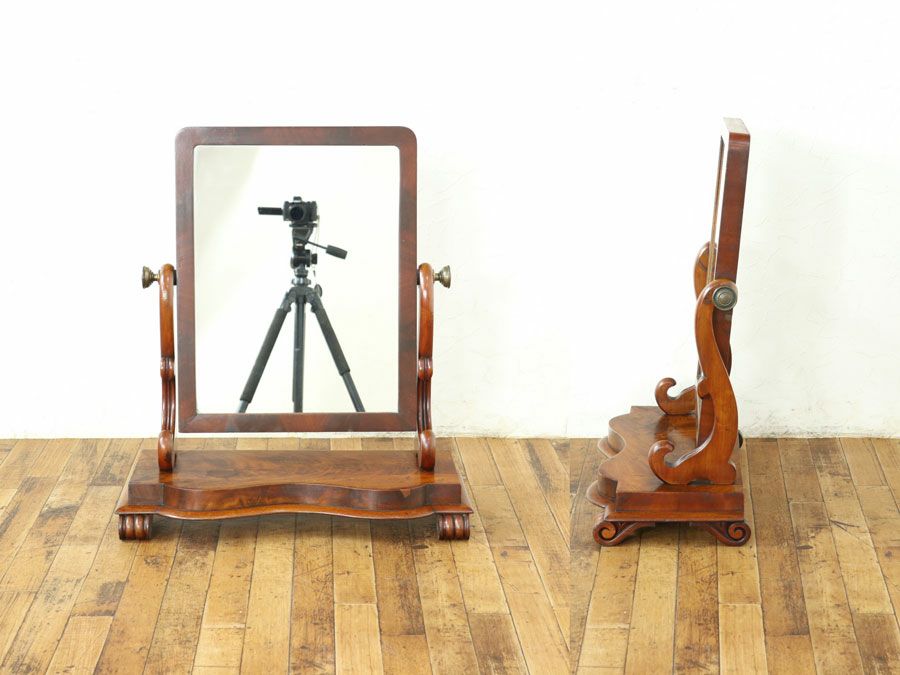 アンティーク家具 デスクミラー 59326