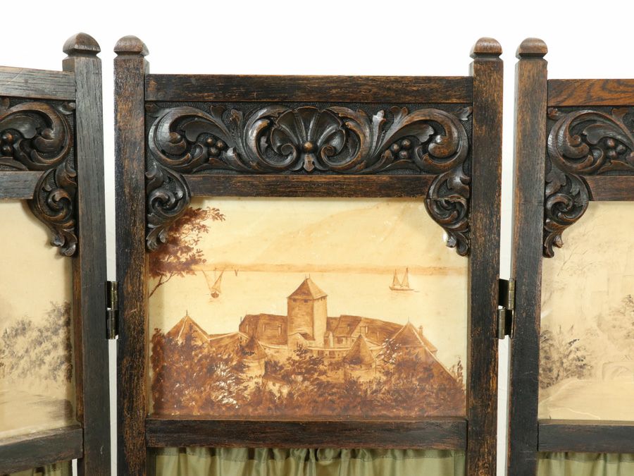 アンティーク家具 スクリーン 65099