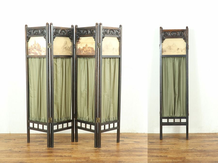 アンティーク家具 スクリーン 65099