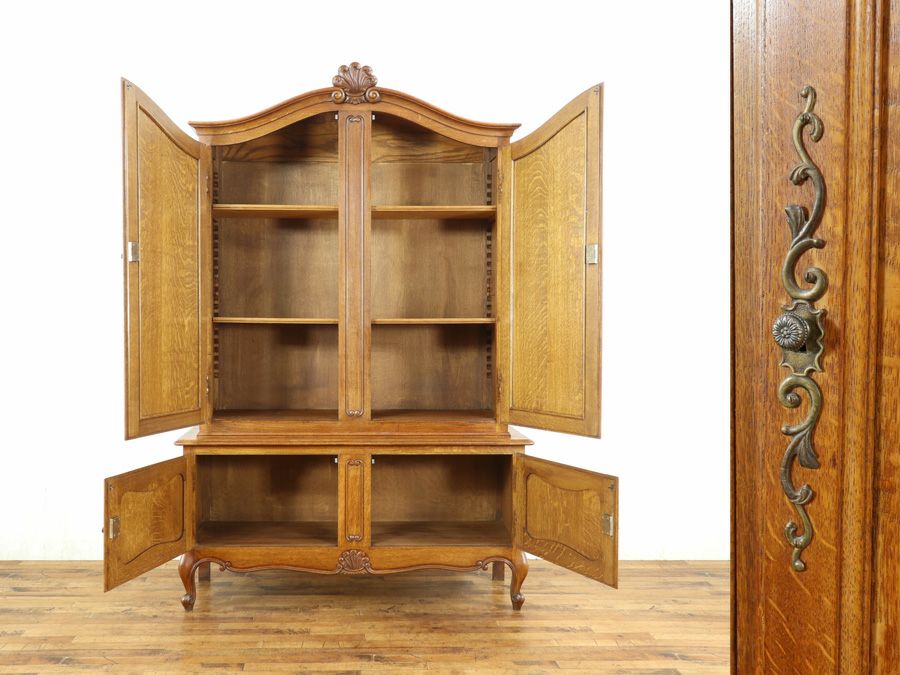 アンティーク家具 キャビネット 65019