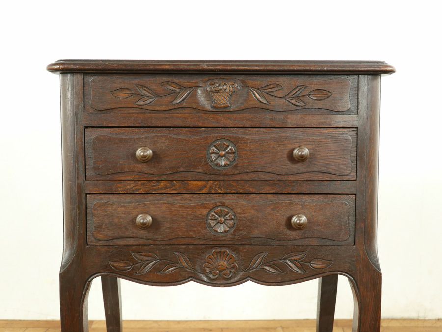 アンティーク家具 ソーイングボックス 65182