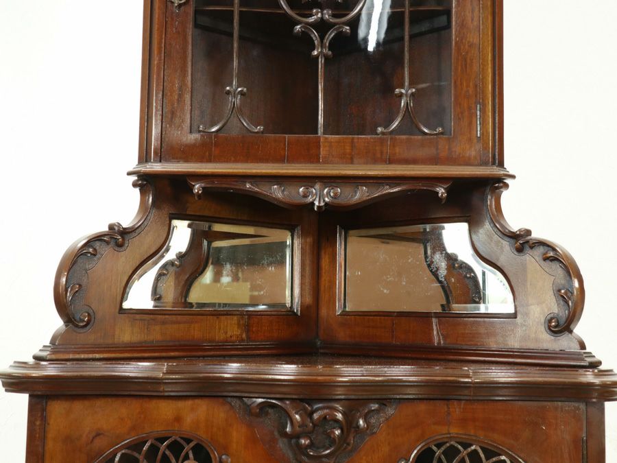 アンティーク家具 コーナーキャビネット 59229