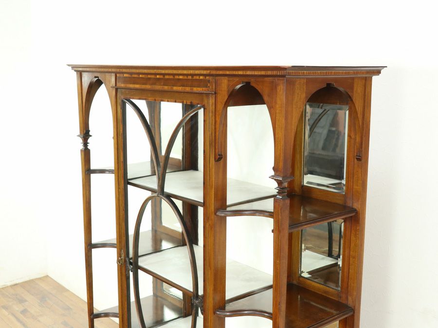 アンティーク家具 キャビネット 59328