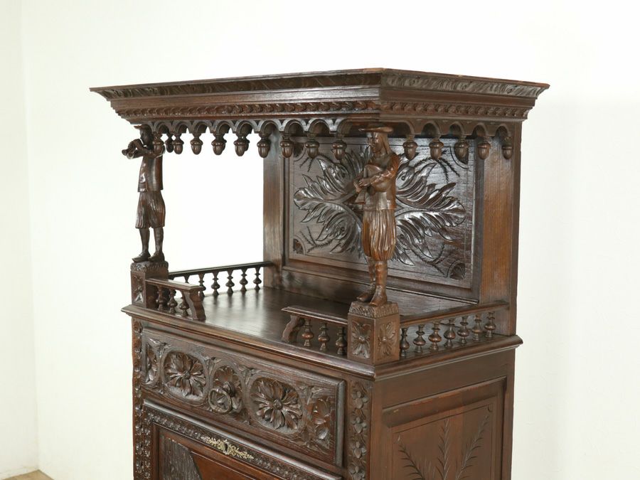 アンティーク家具 キャビネット 65135