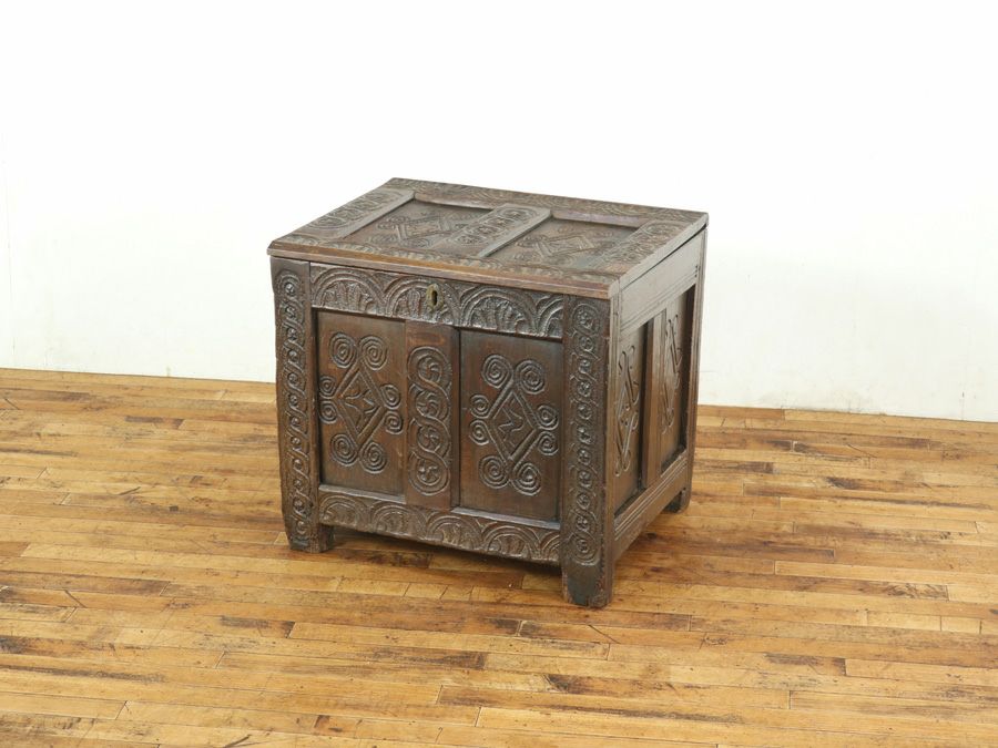 1880年頃 アンティーク コファー 65152 | アンティークフレックス