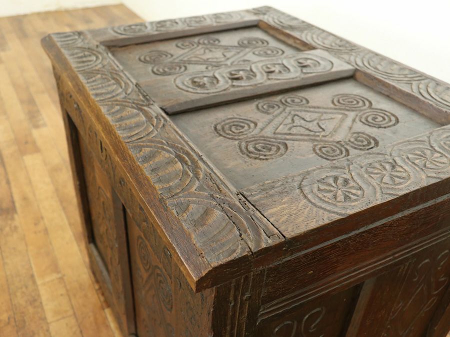 アンティーク家具 コファー 65152