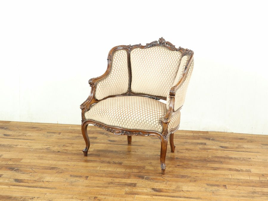 アンティーク家具 シングルソファ 65063