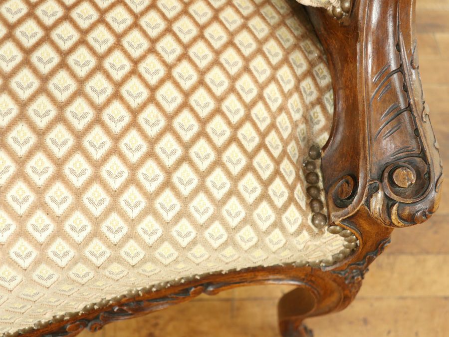 アンティーク家具 シングルソファ 65063