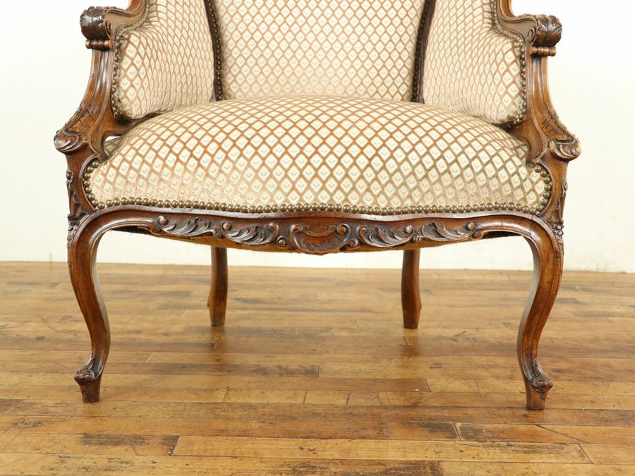 アンティーク家具 シングルソファ 65063