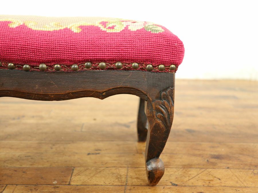 アンティーク家具 ミニオットマン 65121