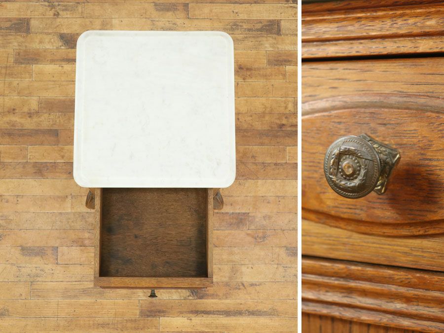 アンティーク家具 ナイトテーブル 65126