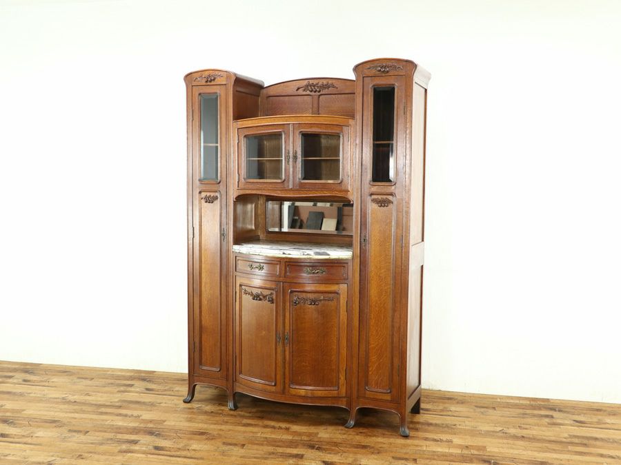 アンティーク家具 キャビネット 65134