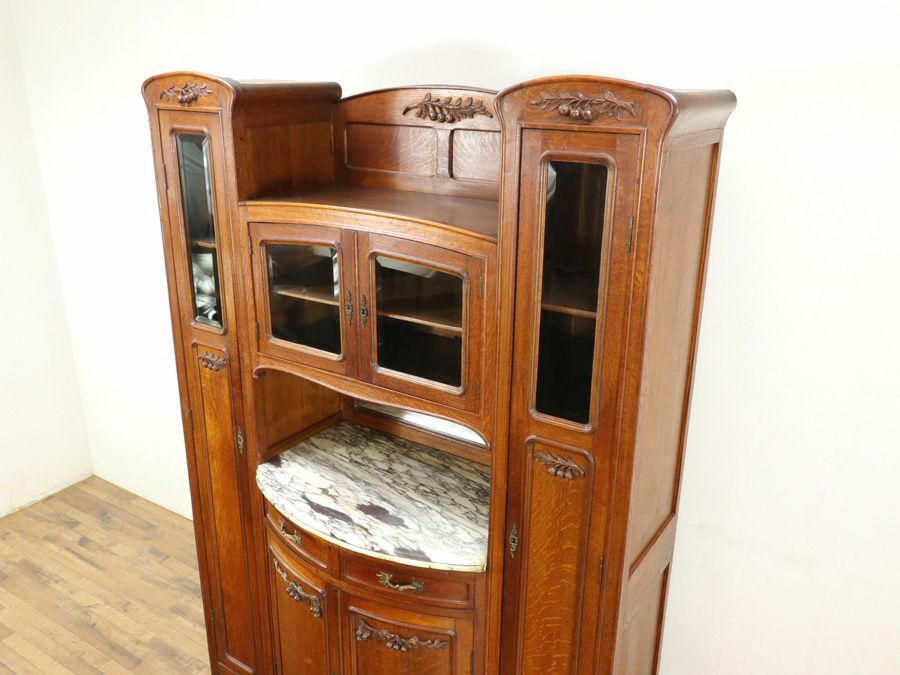 アンティーク家具 キャビネット 65134