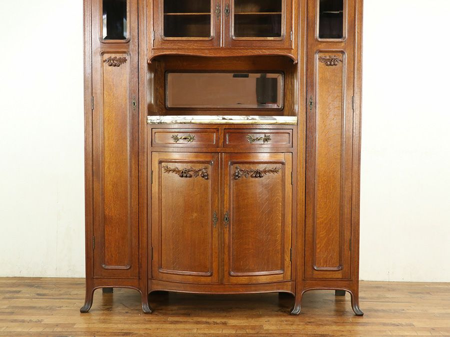 アンティーク家具 キャビネット 65134