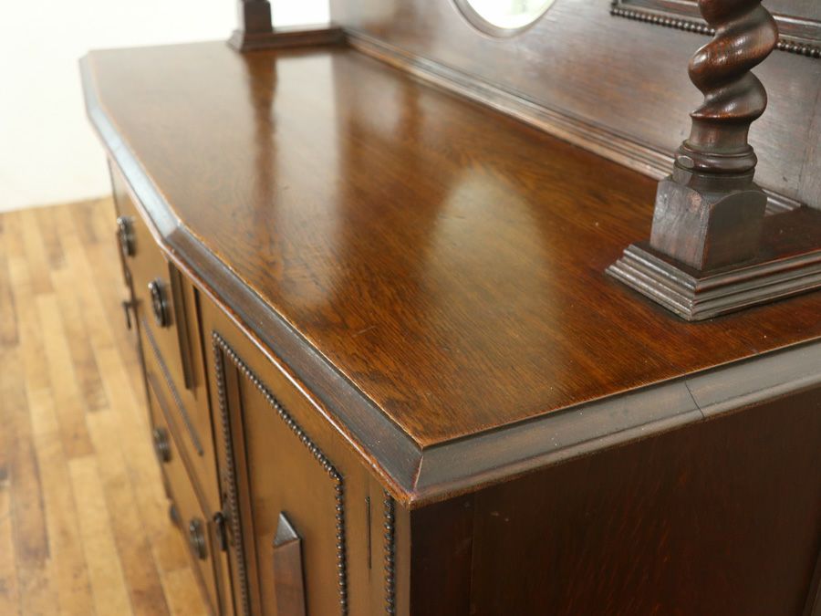 アンティーク ミラーバックサイドボード 59498