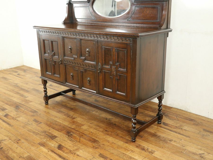 アンティーク ミラーバックサイドボード 59469