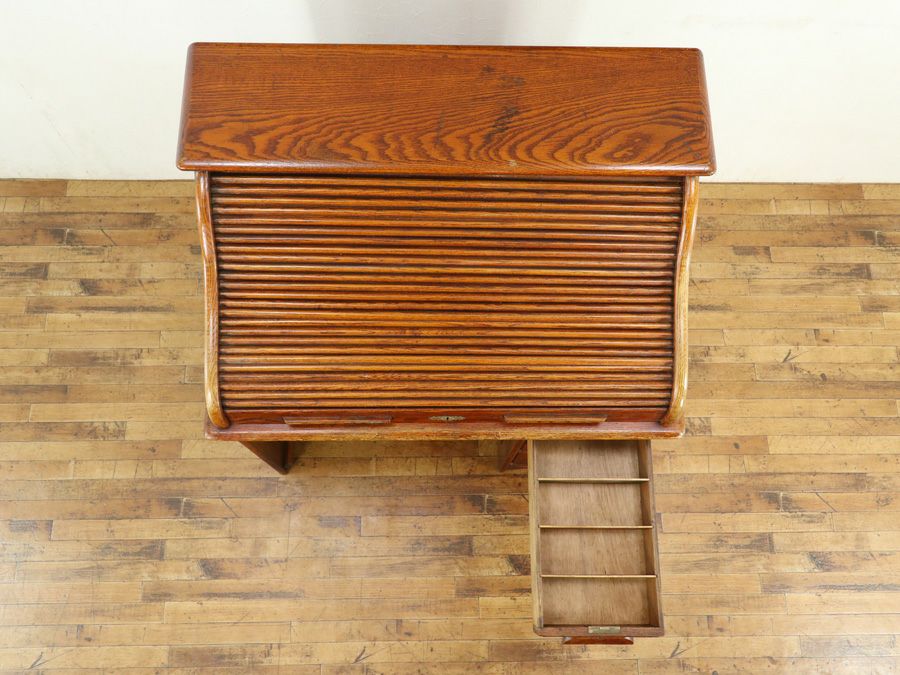 アンティーク家具 ロールトップデスク 59314