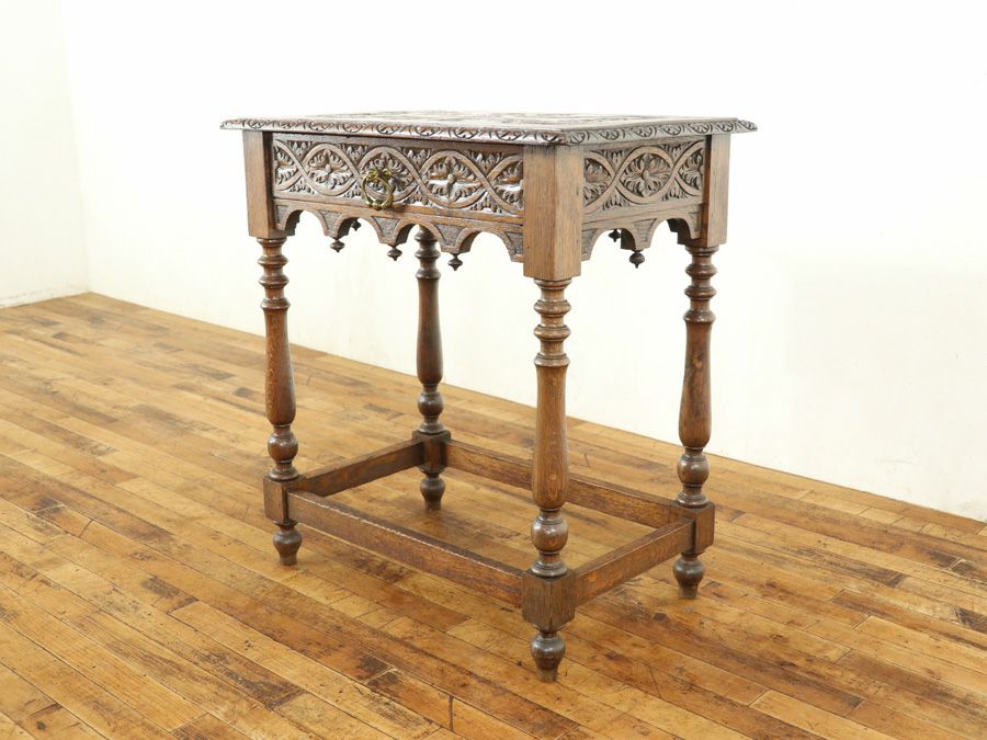 アンティーク家具 サイドテーブル 59481