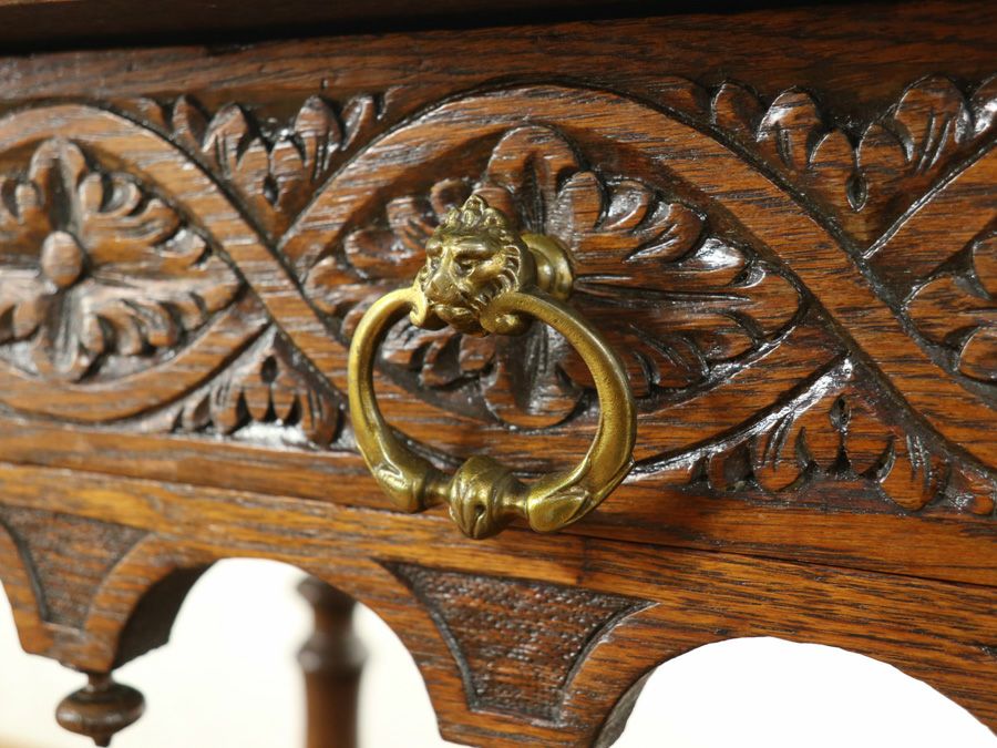 アンティーク家具 サイドテーブル 59481