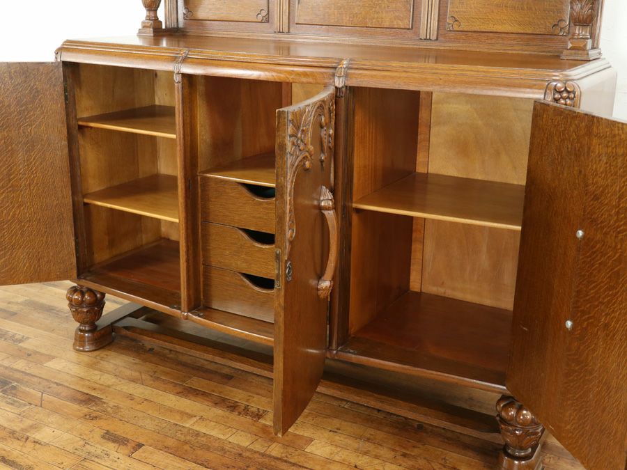 イギリスアンティーク家具サイドボード 58091a