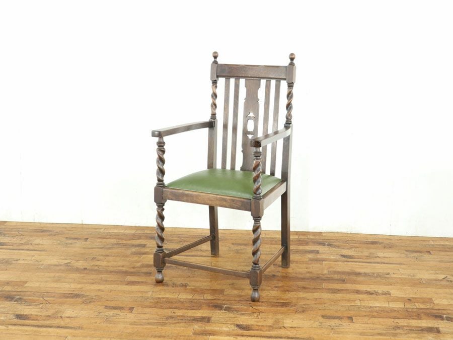 アンティーク家具張替済アームチェア 59464b