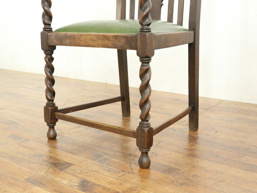 アンティーク家具張替済アームチェア 59464b