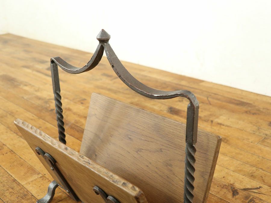 オランダアンティーク家具マガジンラック 65132