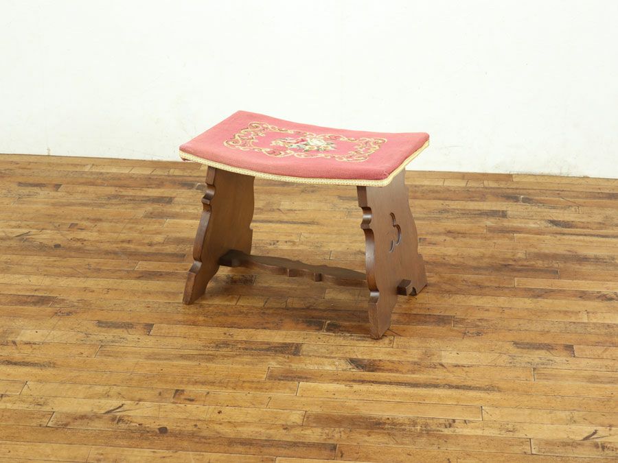 フランスアンティーク家具スツール 65156
