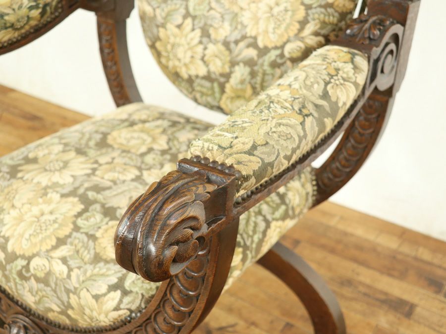 アンティーク家具サボナローラチェア 65140