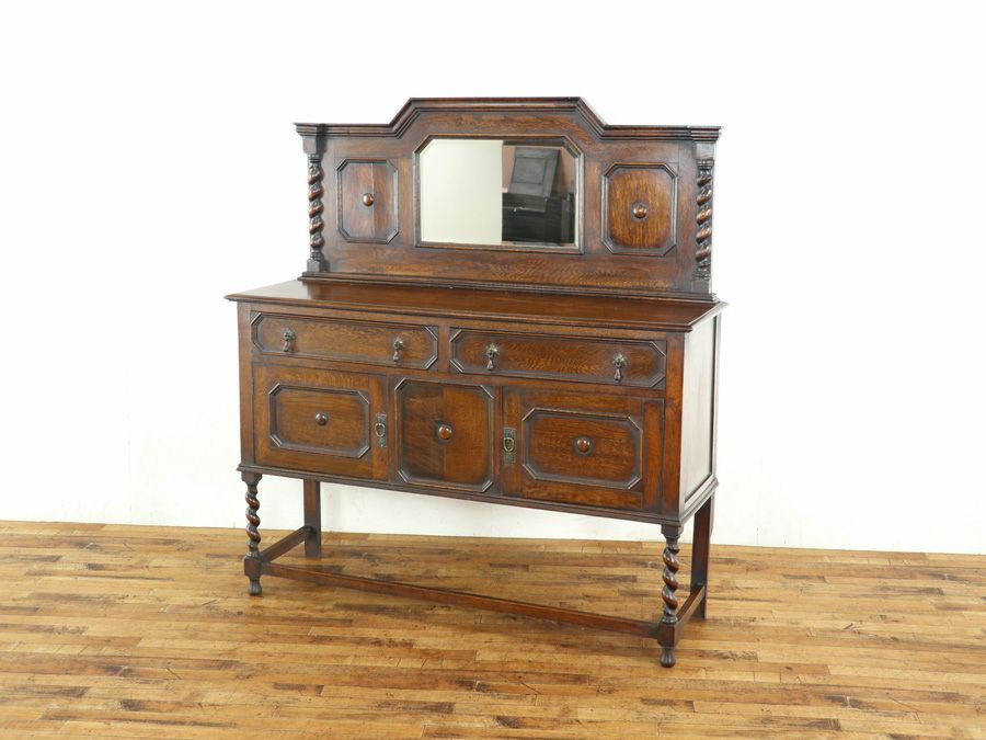 イギリスアンティーク家具ミラーサイド 59444