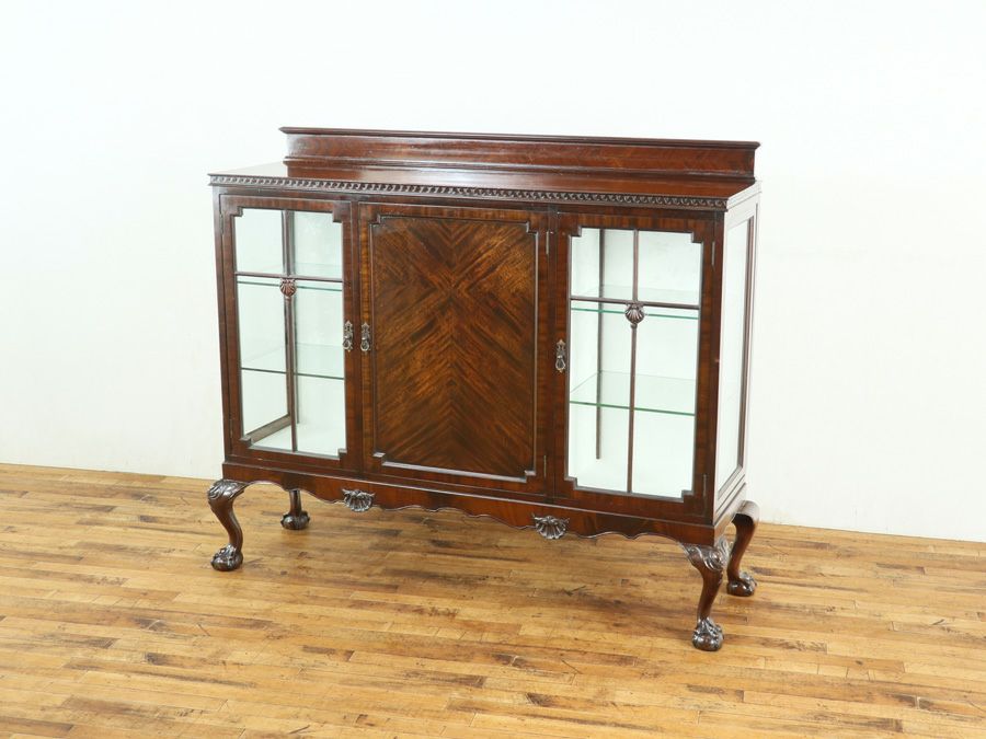 アンティーククロス張替済ショーケース 59361