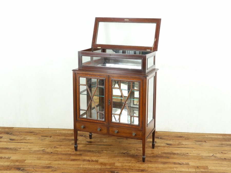 イギリスアンティーク家具ショーケース 59257