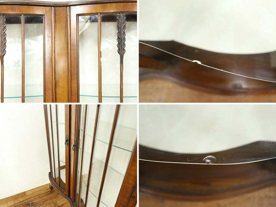 アンティーククロス張替済ショーケース 59313