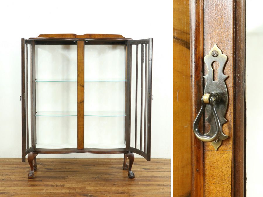 アンティーククロス張替済ショーケース 59313