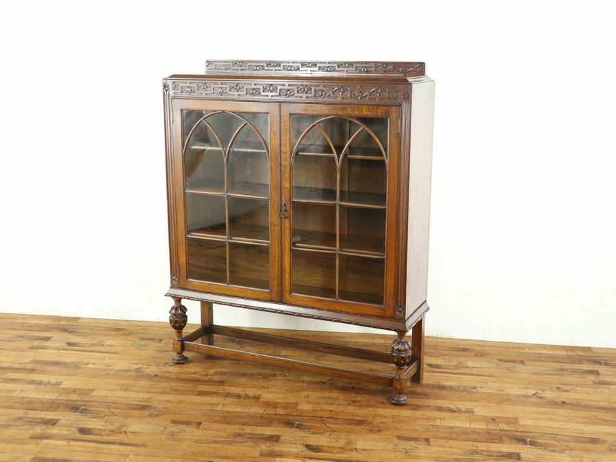 イギリスアンティーク家具ブックケース 59237