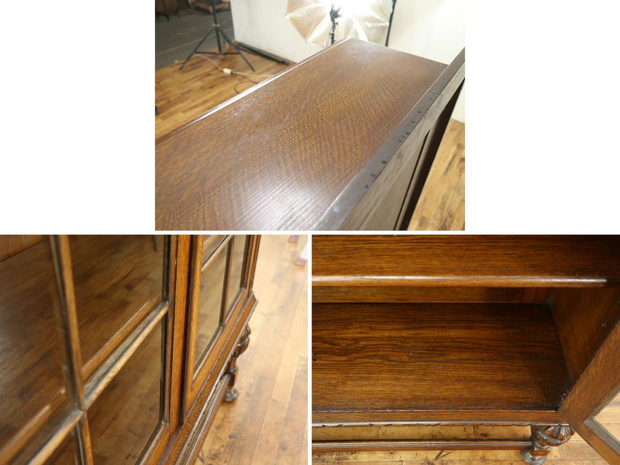 イギリスアンティーク家具ブックケース 59237