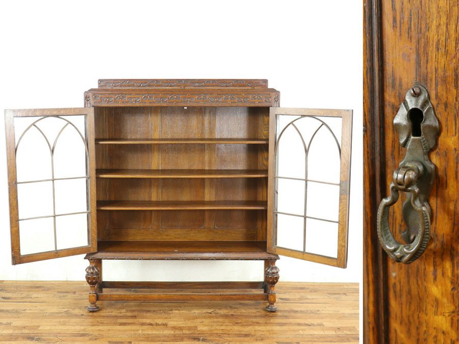 イギリスアンティーク家具ブックケース 59237