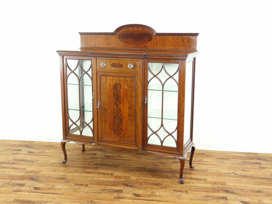 アンティーククロス張替済ショーケース 59356