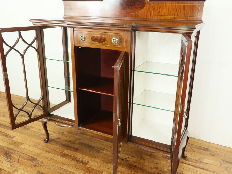 アンティーククロス張替済ショーケース 59356