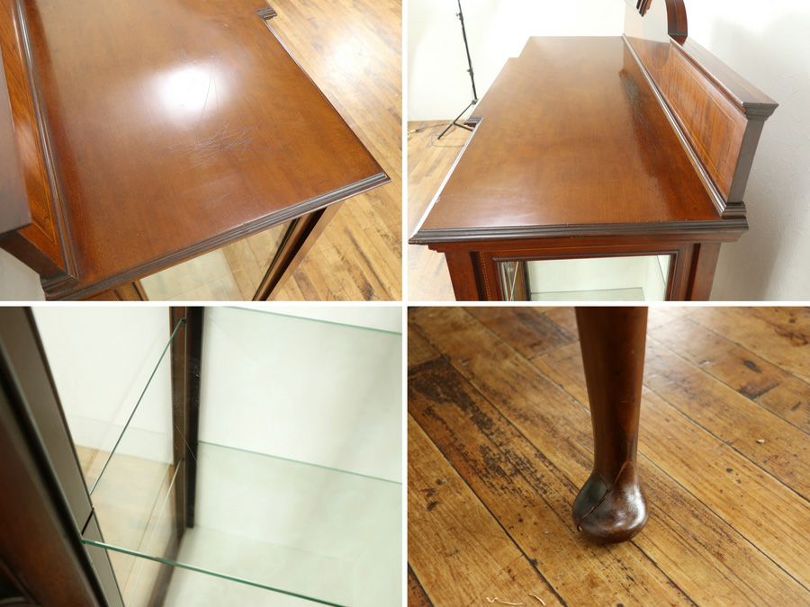 アンティーククロス張替済ショーケース 59356