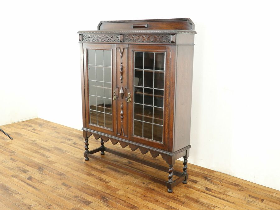 イギリスアンティーク家具ブックケース 59362